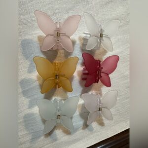 Butterfly Hair Claw Clips - Assorted Pastel & Bold Colors